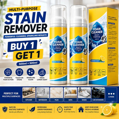 Multipurpose Stain Remover Foam Cleaner – Pack of 2