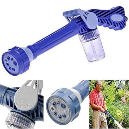 8 in 1 Turbo Water Spray Gun for  Gardening Home Cleaning with inbuilt Soap Dispenser